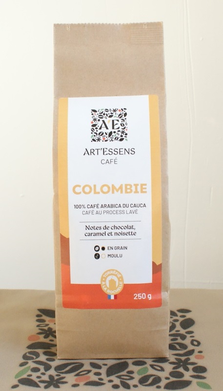 Café 100% arabica du Cauca de Colombie torréfié par Art'Essens café à La Rochelle.