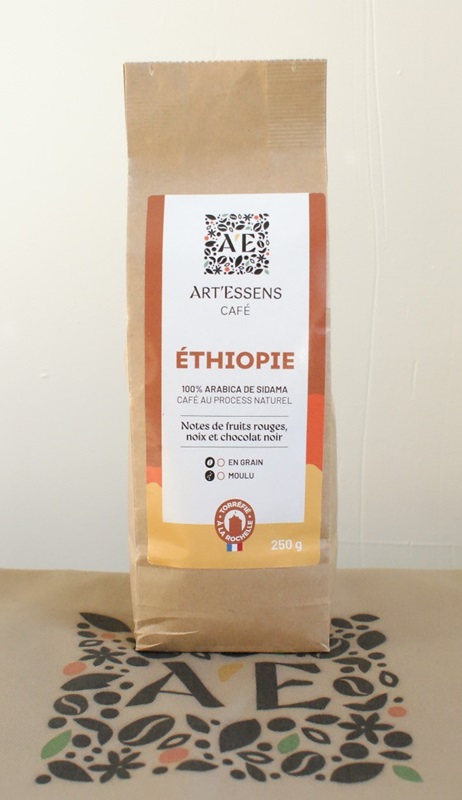 Café arabica d'Ethiopie torréfié par Art'Essens café à La Rochelle.